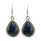 Eilat Stone Teardrop Earrings - Silver
