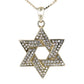 Star of David with Crystals Necklace