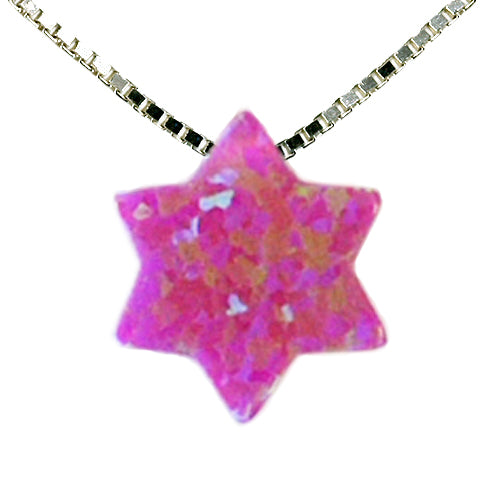 Star Shaped Opal Necklace
