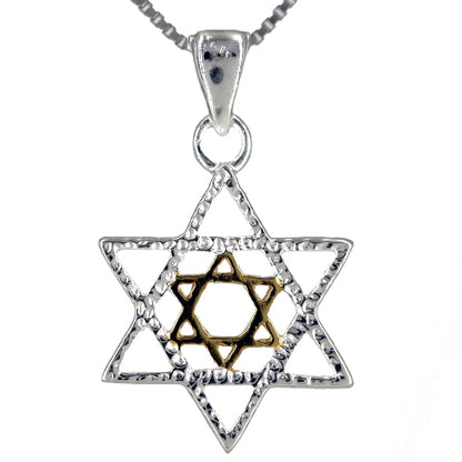 Star of David - Silver & Gold