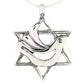 Star of David with Dove Necklace