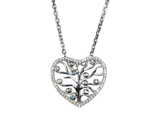 Tree of Life Heart Necklace