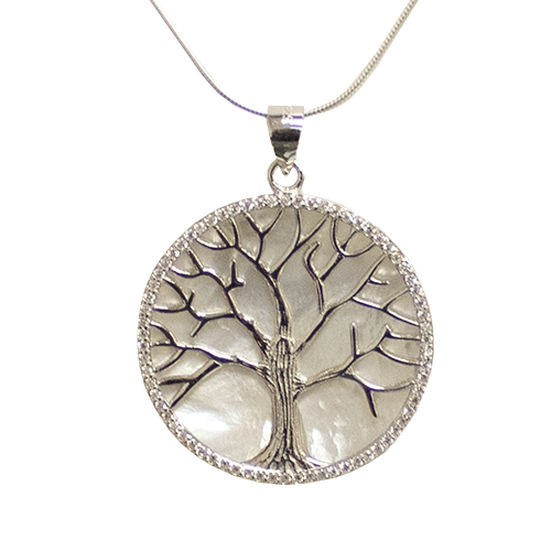 Tree of Life and Mother of Pearl Necklace