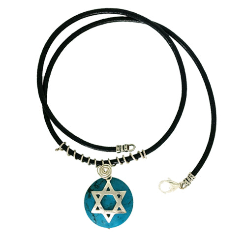 Turquoise & Star Necklace - (L)