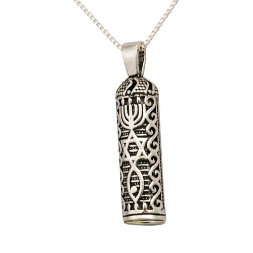 Grafted-In Mezuzah Necklace