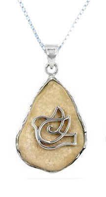 Jerusalem Stone Dove Necklace
