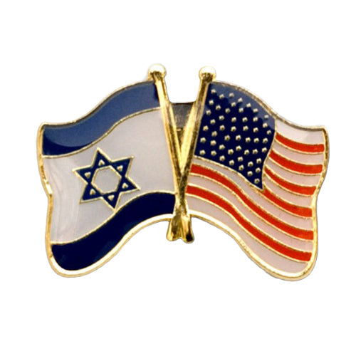 Israel/US Flag Pin