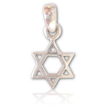 Star of David Silver Necklace - 4 Sizes