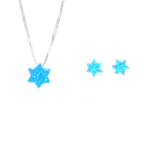 Opal Star Jewelry Set