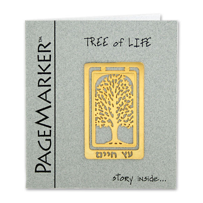 Tree Of Life 24K Gold Plated Bookmark
