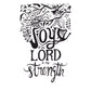 Joy of the Lord Notecard by Gitit