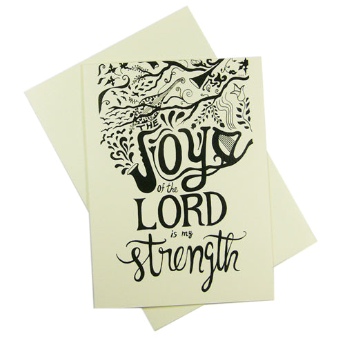 Joy of the Lord Notecard by Gitit