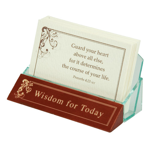 Wisdom for Today Card Holder