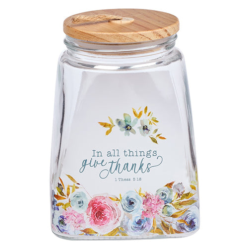 Gratitude Jar with Cards - Give Thanks