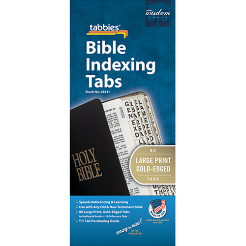 Bible Tabs - Gold - (Large Print)