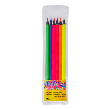 Assorted Dry Pencil Highlighters, set of 6