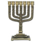 7.5" Solid Brass Knesset Menorah