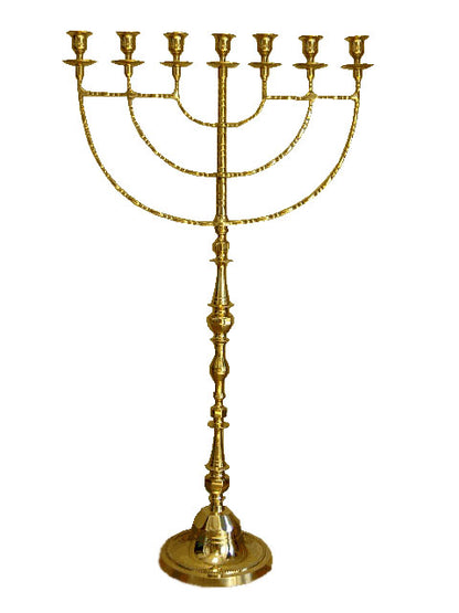 51" Temple Brass Menorah