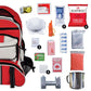 ReadyWise 64-Piece Survival Backpack (Red)