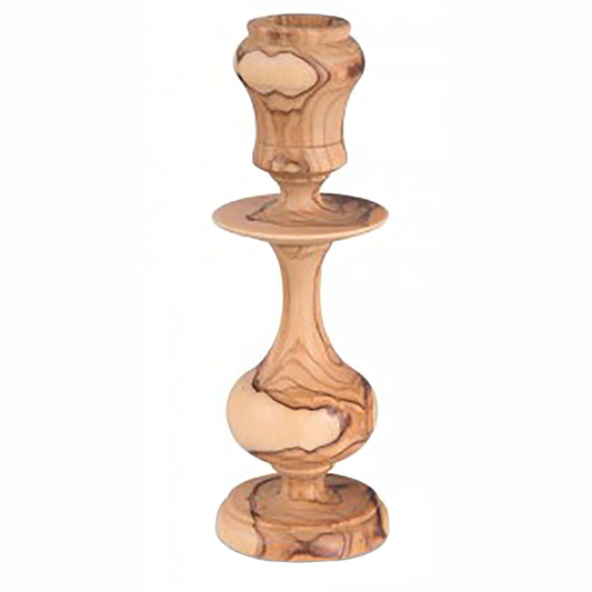 Olive Wood Candlesticks - Style A