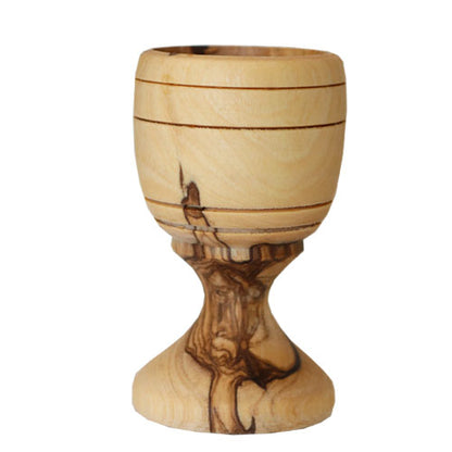 Petite olive wood communion cup