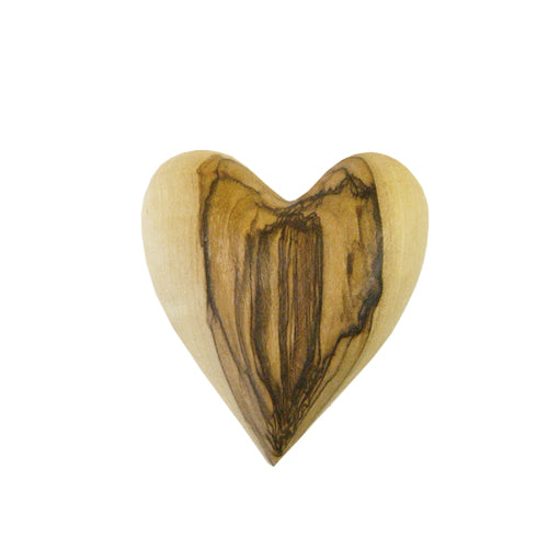 Olive Wood Heart - Medium