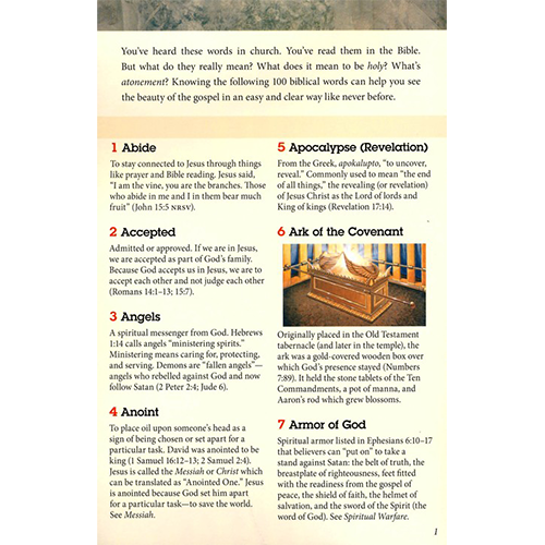 100 Words Every Christian Should Know - Pamphlet – Holyland Marketplace