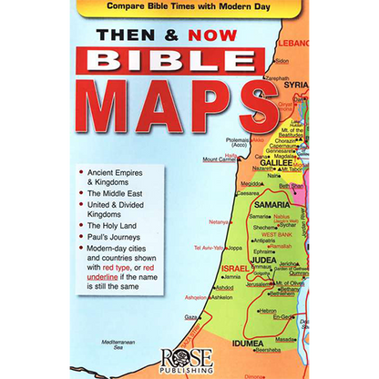 Then & Now Bible Maps, Pamphlet