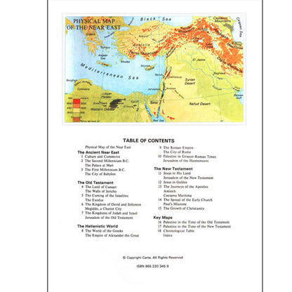 Atlas of Biblical Jerusalem from Carta