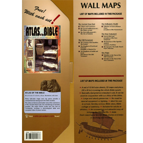 Illustrated Wall Maps of the Bible from Carta