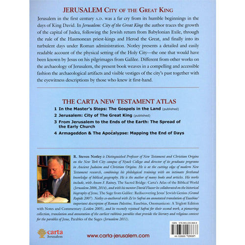 Jerusalem: City of the Great King from Carta