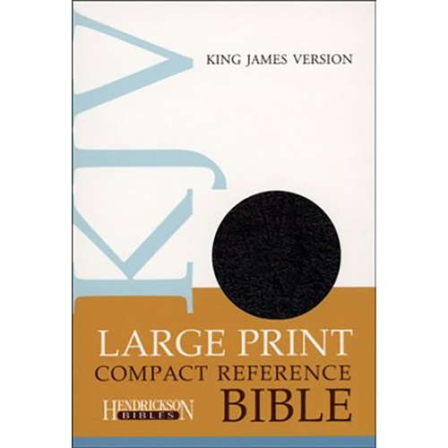 KJV Large Print Compact Bible, Charcoal