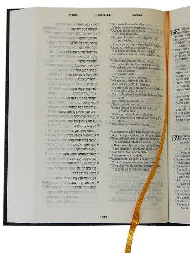Hebrew-Spanish Diglot Bible (Hardcover) - Black