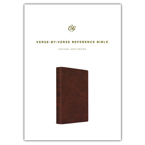 ESV Verse-by-Verse Reference Bible - Deep Brown