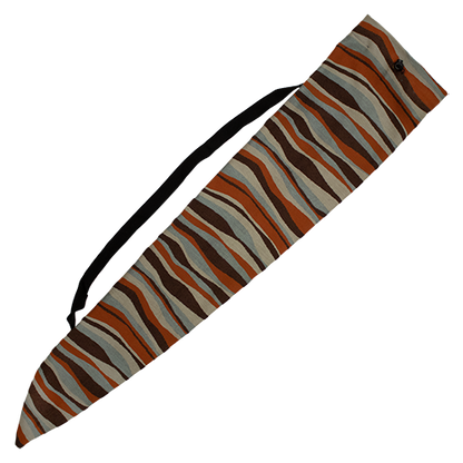 38" Shofar Bag - Handcrafted - Black Bengal Stripes