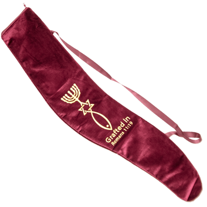 41" Shofar Embroidered Grafted-In Bag