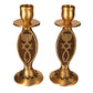 Brass Grafted-In Candlesticks
