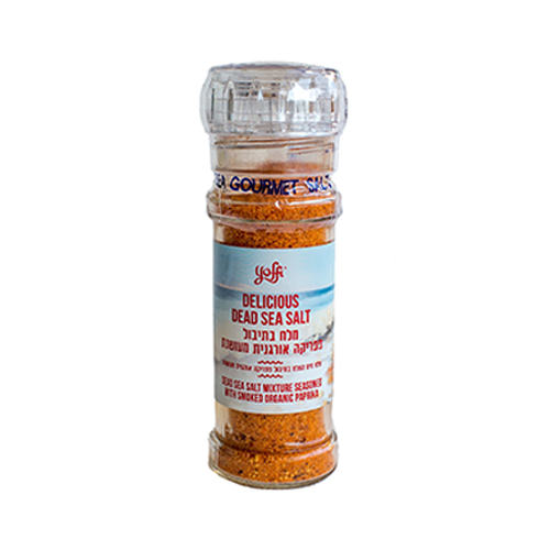 Yoffi Dead Sea Salt with Smoked Paprika Grinder