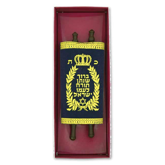 Torah Scroll - Navy (6 1/4")