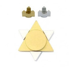 Star of David Travel Candleholders (Various Colors)