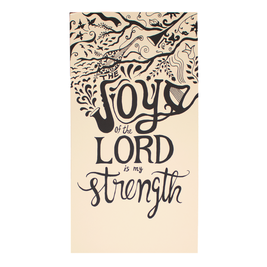 For the Joy of The Lord Print by Gitit